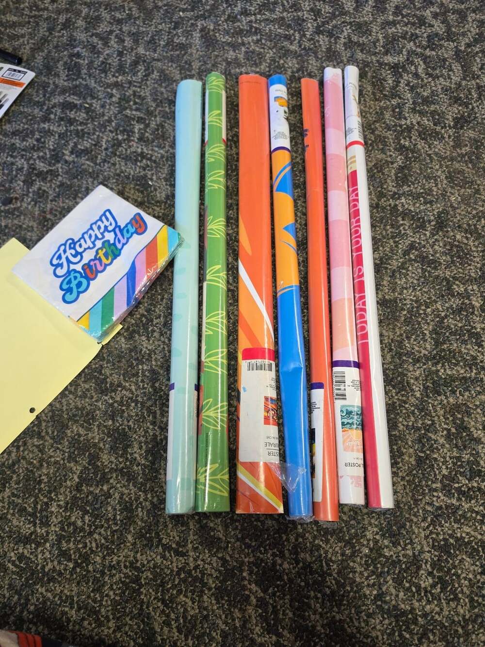 Greenbrier International Wall Poster Rolls Lot Of 7